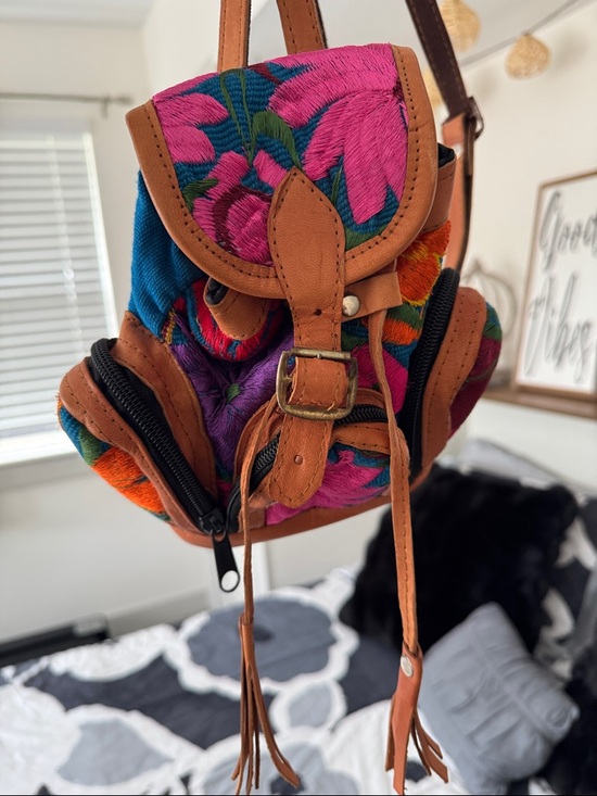 flower embroidered mini backpack Goodhan Purse for Women, Boho Bags for Travel Daily Add some floral flair to your Loungefly collection with this Minnie Mouse mini backpack Loungefly Disney Minnie Mouse Floral
